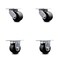 Service Caster 3.25 Inch Glass Filled Nylon Caster Set with Roller Bearing 2 Swivel 2 Rigid SCC SCC-30CS3420-GFNR-2-R-2 - alternate 1